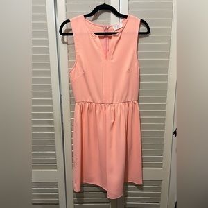 Everly Peach Dress